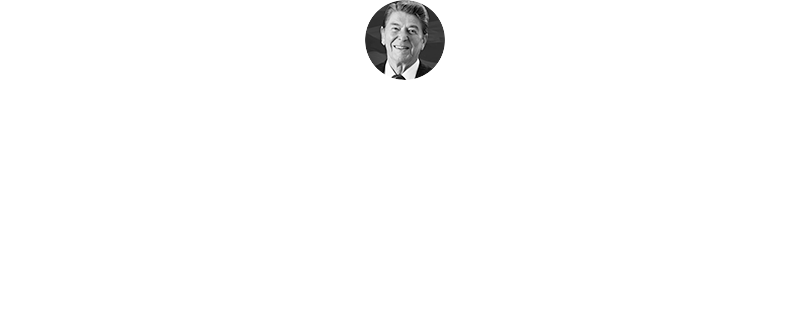 President Ronald Reagan (The 40th U.S. President Of The United